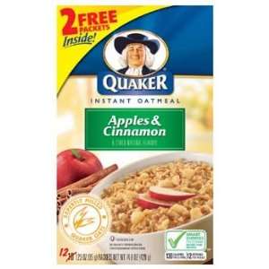 Quaker Instant Oatmeal Apple Cinnamon Grocery & Gourmet Food