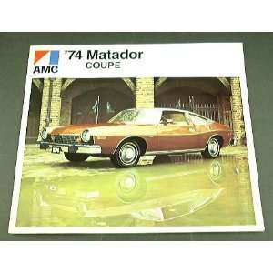    1974 74 AMC MATADOR Coupe BROCHURE Oleg Cassini X 