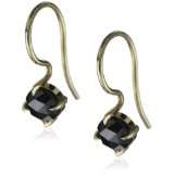 Mizuki 14k Black Diamond Rose Cut Earrings