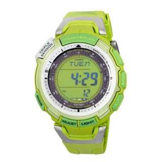 Casio Mens PAG110C 3 Pathfinder Solar Eco Green Digital Watch 