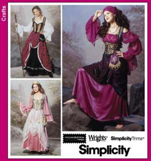   Maiden Dress LOTR Simplicity Pattern 9966 Belly Dance Rhen Fair  