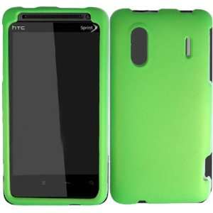 VMG Sprint HTC EVO DESIGN Hard Case Cover 2 ITEM COMBO PACK Neon Green 