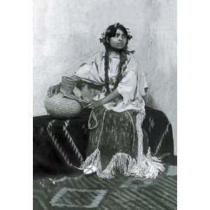  Taos Woman Seated With Water Jug 20x30 poster
