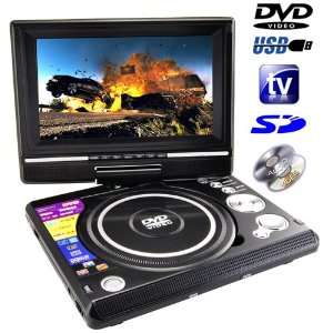  (7 Inch, 17.8 cm) Portable DVD Player   EVD, DVD, VCD,  