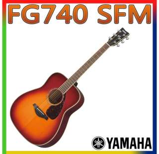 Yamaha FG740SFM Acoustic Guitar FG740 SFM Vintage Cherry Sunburst 