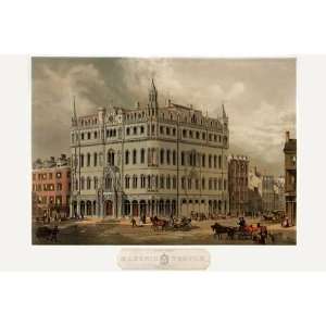  Symbols Masonic Temple Boston 12 x 18 Poster