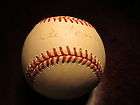 Old Autographed Baseball National League Ball Charles Feeney  