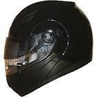DOT Modular Deluxe Full Face Motorcycle Helmets 1068 Black
