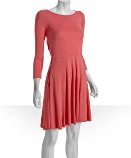 Womens Coral Dress    Ladies Coral Dress, Female Coral Dress