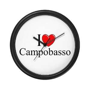   Love Heart Campobasso Italian Wall Clock by 
