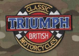   ROCKERS FOREVER TON UP BOYS TRIUMPH BRITISH MOTORCYCLE RACING PATCH