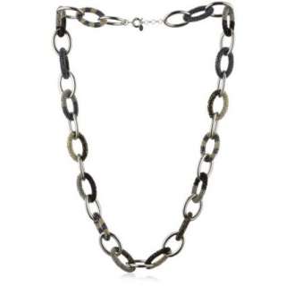 nOir Maasai Navajo metal And Beaded interlocking Ring Necklace 