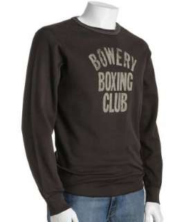   #301389301 brown cotton Bowery Boxing Club graphic thermal shirt