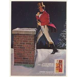  1982 Johnnie Walker Red Scotch Striding Man on Roof 