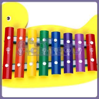 Duck Shaped 8 Keys Xylophone Musical Toy Gift for Kids  