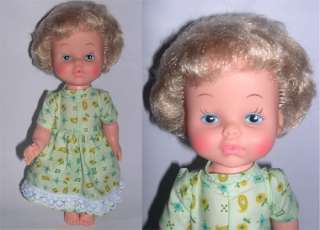 Vintage 1969 Doll & outfit Reliable Toy Co.11.5 tall  