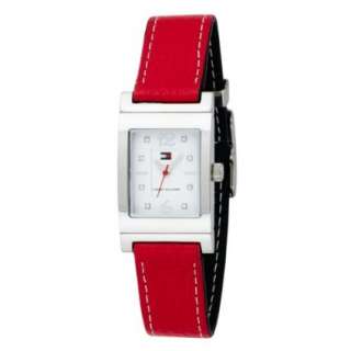 Tommy Hilfiger Womens 1780565 Red and Navy Reversible Watch 