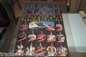 NASCAR 1985 Busch Clash David Pearson Darrell Waltrip Terry Labonte 