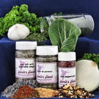 unique blends of natural herbs and gourmet spices in three convenient 