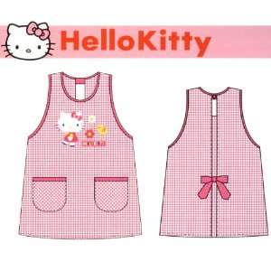   Kitty pattern children apron for about 43 tall kids