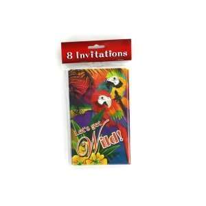  Let s Get Wild luau party invitations Pack Of 96