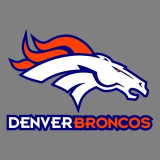 Denver Broncos 6 inch Window Sticker Decals NFL AFC  