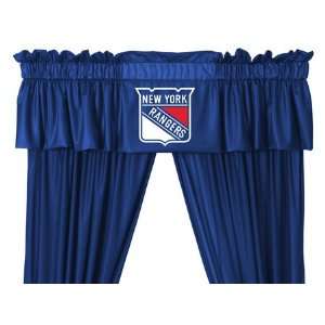   Rangers  5pc Jersey Drapes Curtains and Valance Set