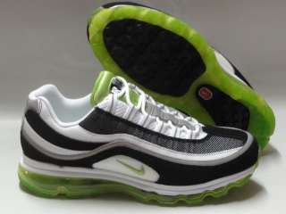 Nike Air Max 24 7 White Black Neon Sneakers Mens 11.5  