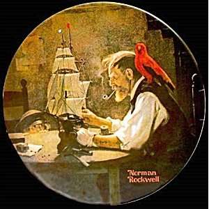  Norman Rockwell Ship Builder Plate