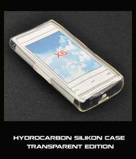 Silikon Hard Case transparent Hülle Nokia X6 X 6 Tasche  