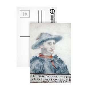  Portrait of Rene I (1409 80) Duke of Anjou (w/c on paper 