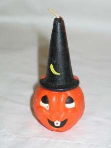 Vintage Gurley Jack O Lantern Halloween Candle 4  