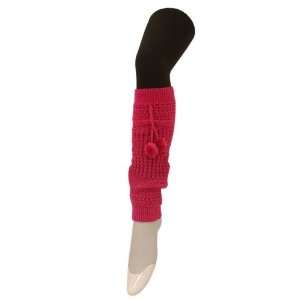   Tassels   Rib Knit Cuffs Scandinavian Leg Warmer (Pink) Toys & Games