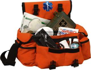 Orange EMT Medical Rescue Response Bag 613902234208  