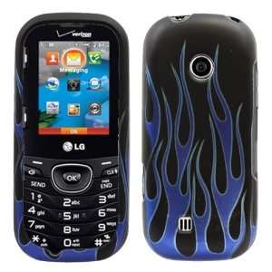   Hard Case Blue Flame Verizon Wireless Cell Phones & Accessories