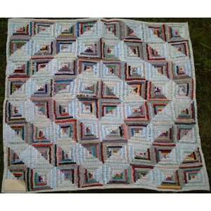  Amazing Tiny Piece Wall Quilt   Log Cabin 