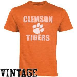  Clemson Tigers Youth Orange Vintage Bruiser Slub T shirt 