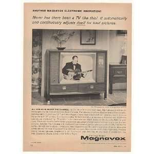  1961 Magnavox Videomatic 24 TV Television Print Ad
