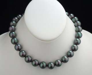 Christian Dior Black Faux Pearl Necklace  