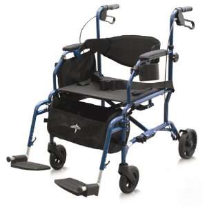  MEDLINE Excel Translator 2 IN 1 Transport Chair Wheelchair 