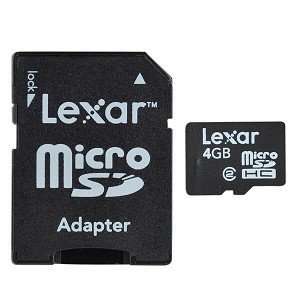   microSDHC Flash Memory Card with SD Adapter SDMI4GB 695 Electronics