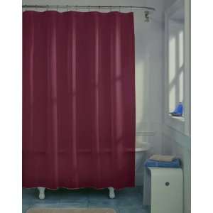  Burgundy Vinyl Shower Curtain Liner   Hotel Grade