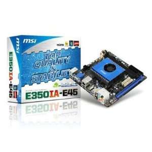  MSI E350IA E45 Desktop Motherboard   AMD Mini ITX HDMI 8GB 