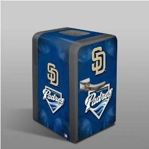   San Diego Padres Portable Refrigerator Memorabilia.