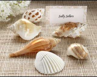 Shells by the Sea Shell Placecard Holders Wedding  