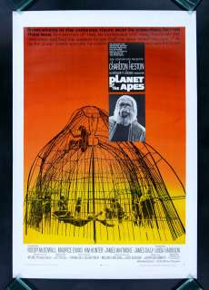 PLANET OF THE APES * 1SH ORIGINAL MOVIE POSTER 1968  