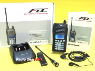 FDC FD 150A VHF136 174MHz + FD150a Free Earpiece radio  