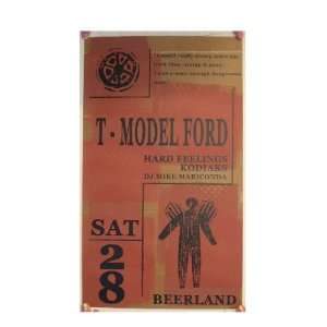  T Model Ford Poster DJ Mike Mariconda T Model concert 