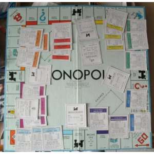 Monopoly Real Estate Trading Board Game   1964 Edition 