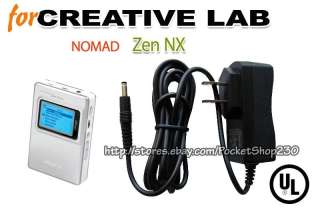 Creative Labs Zen Nomad Jukebox Zen NX AC wall charger  